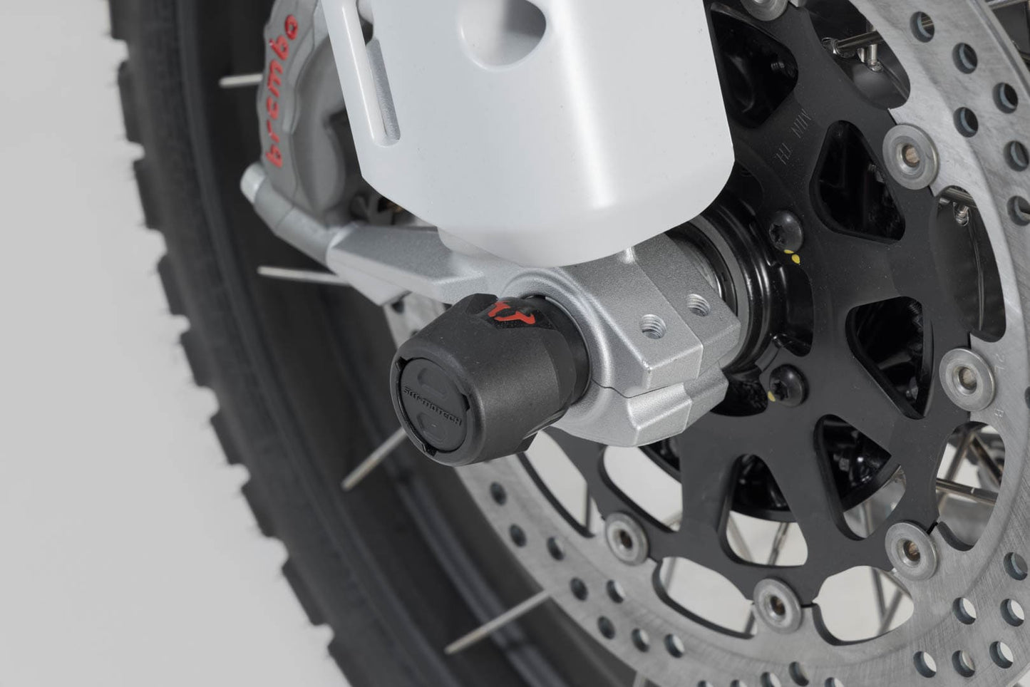 STP.22.176.10001/B - SW-MOTECH - Slider set for front axle -  Ducati models - BLACK