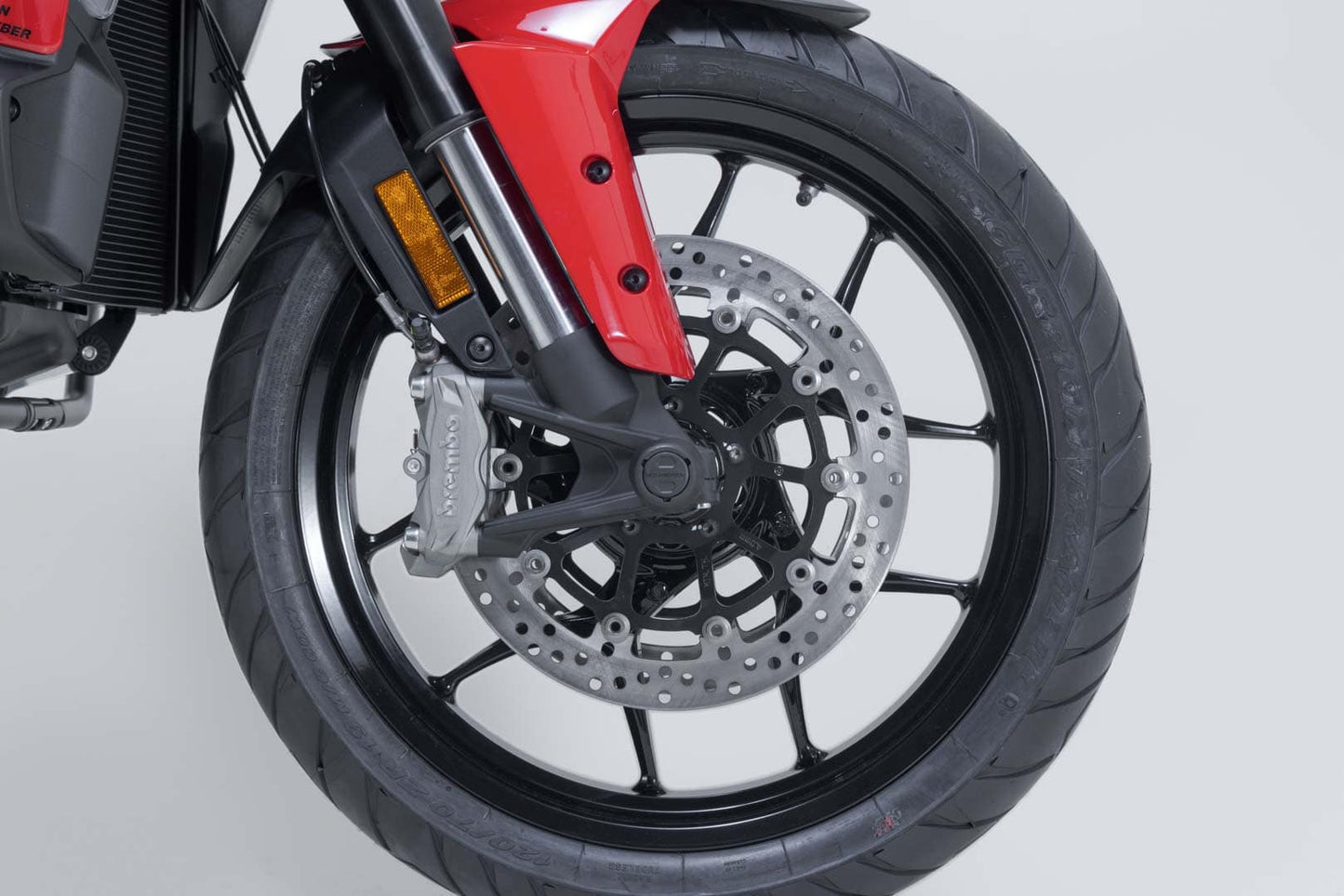 STP.22.176.10700/B - SW-MOTECH - Slider set for front axle -  Ducati Multistrada V2 / V2 S (24-) - BLACK