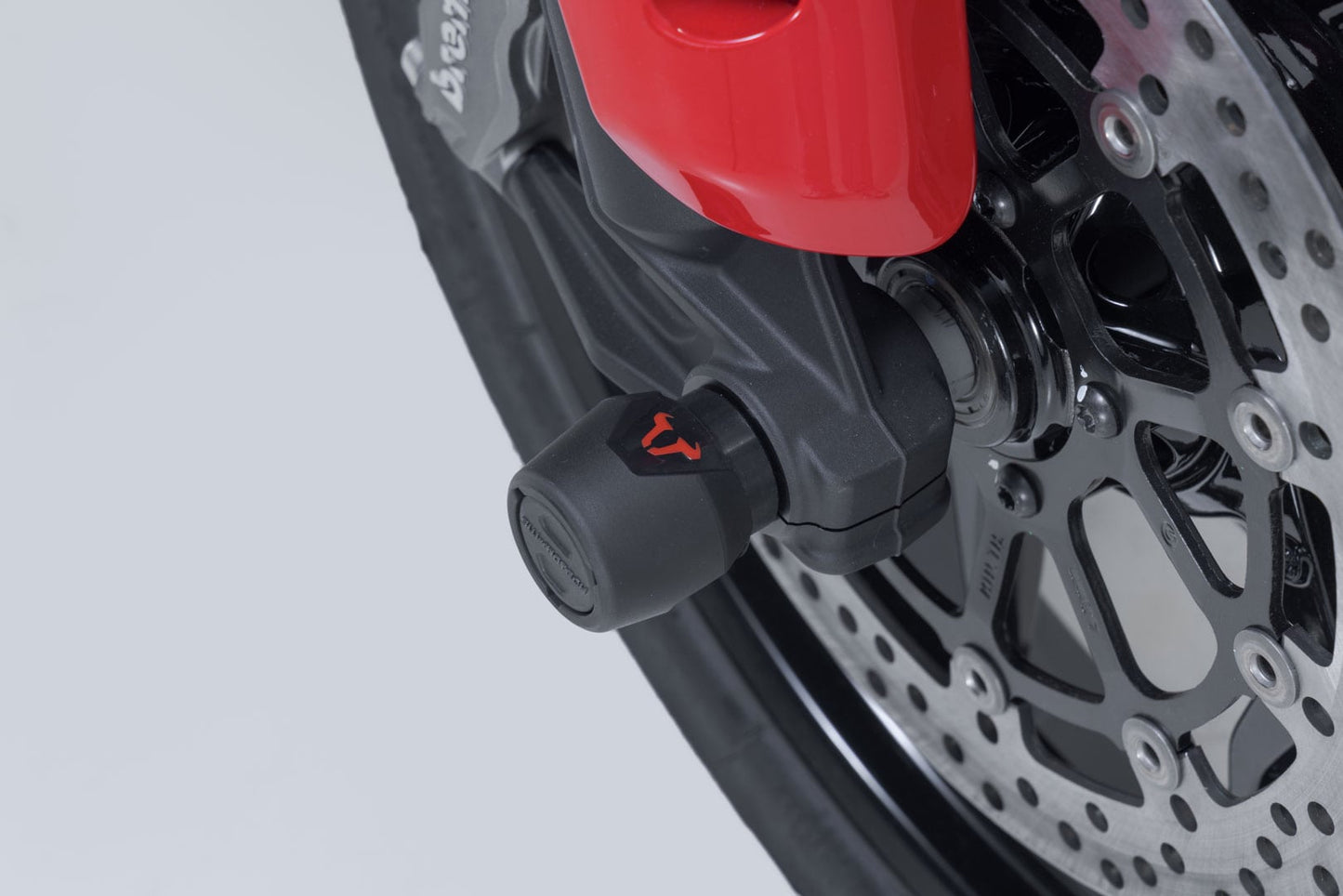 STP.22.176.10700/B - SW-MOTECH - Slider set for front axle -  Ducati Multistrada V2 / V2 S (24-) - BLACK