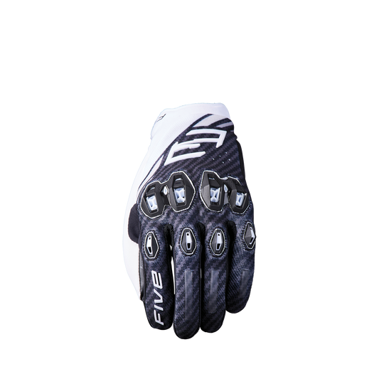 FIVE GLOVES - STUNT EVO2 - FIBER BLACK/WHITE