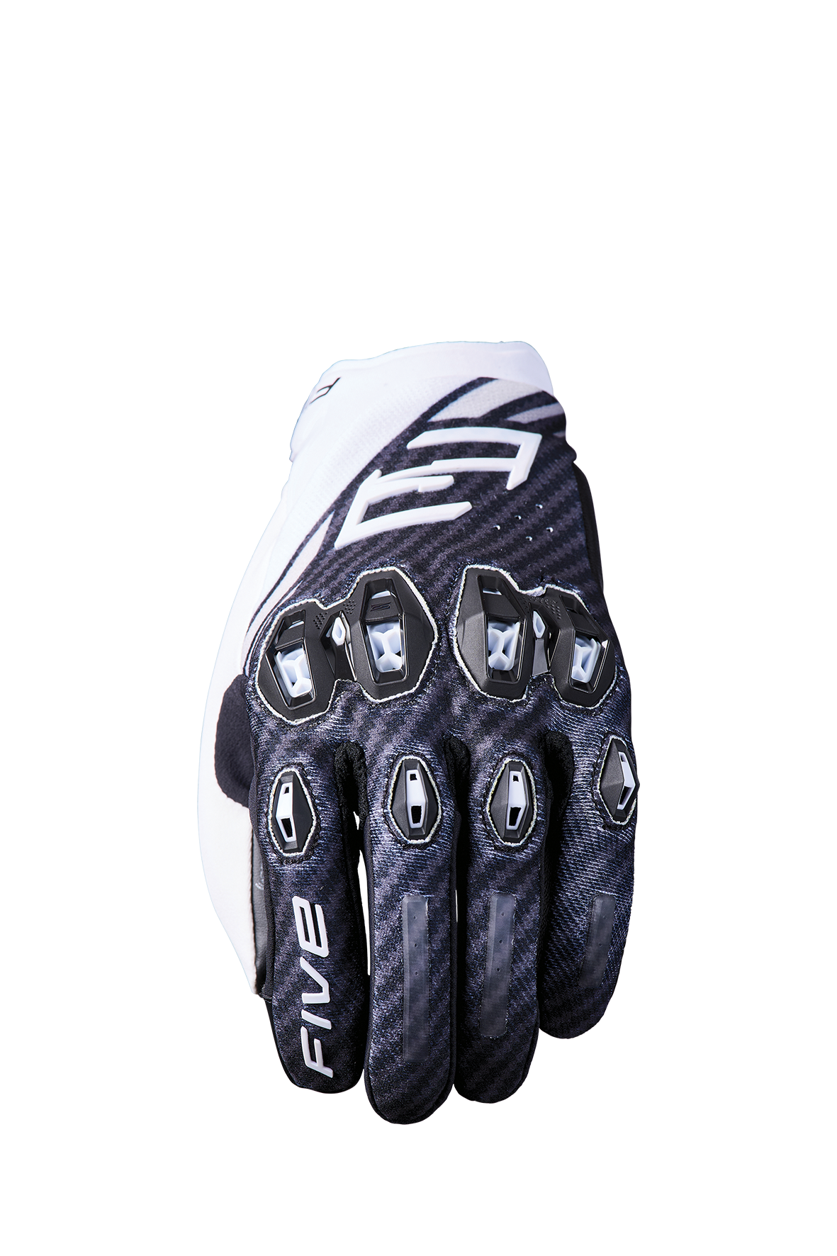 FIVE GLOVES - STUNT EVO2 - FIBER BLACK/WHITE