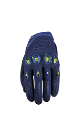 FIVE GLOVES - STUNT EVO2 - NIGHT BLUE/FLUO YELLOW