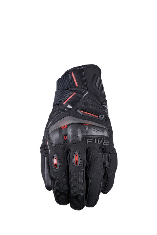 FIVE GLOVES - TFX1 AIRFLOW SHORT - Black/Fluo Red