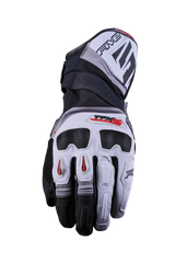 FIVE GLOVES - TFX2 WP - GREY/GREY/RED