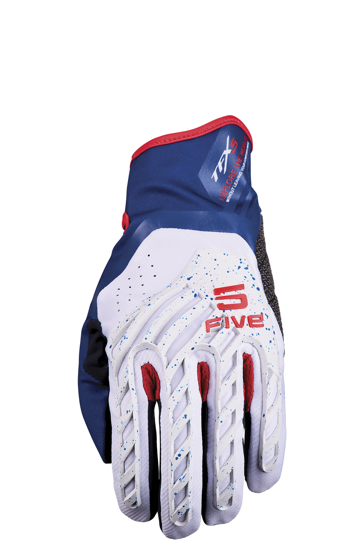 FIVE GLOVES - TFX5 - Grey/Blue/Red