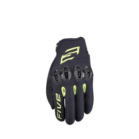 FIVE GLOVES - TRICKS - BLACK/FLUO YELLOW
