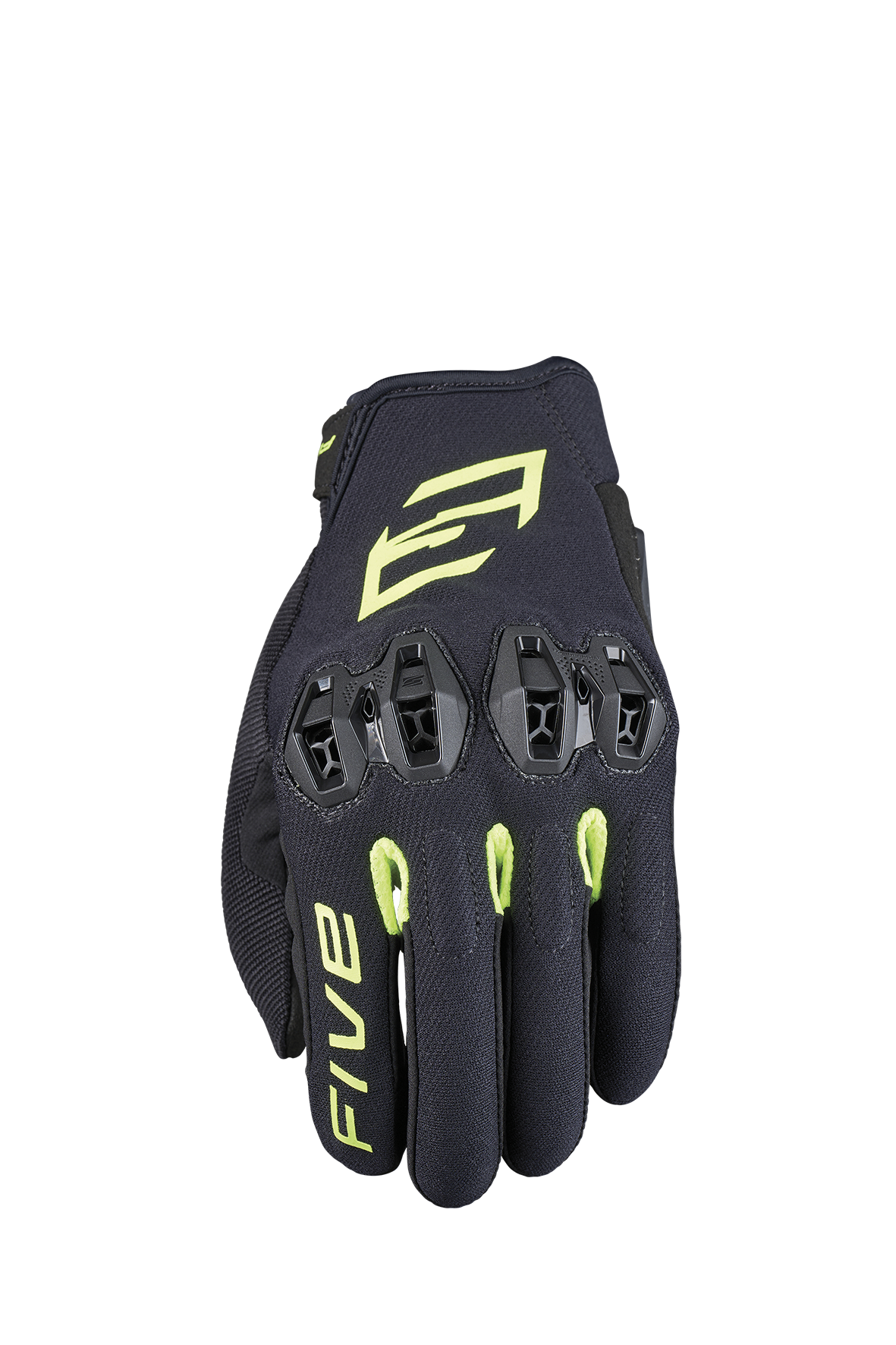 FIVE GLOVES - TRICKS - BLACK/FLUO YELLOW