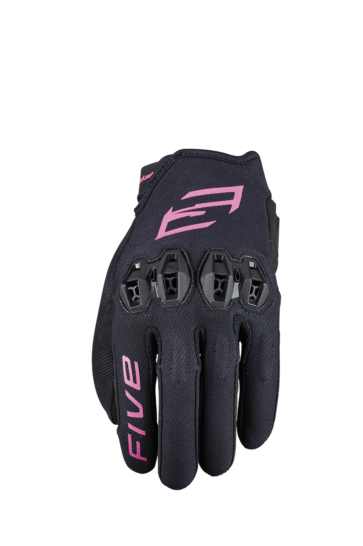 FIVE GLOVES - TRICKS WOMAN - BLACK/FLUO PINK