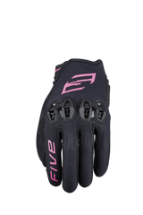 FIVE GLOVES - TRICKS WOMAN - BLACK/FLUO PINK