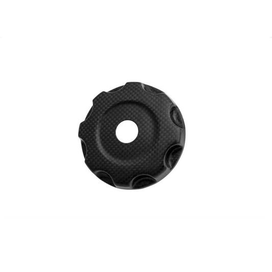 ZA946Y - CNC Racing Carbon Fiber Fuel Tank Cap Cover For Ducati Hypermotard and Hyperstrada 821 / 939
