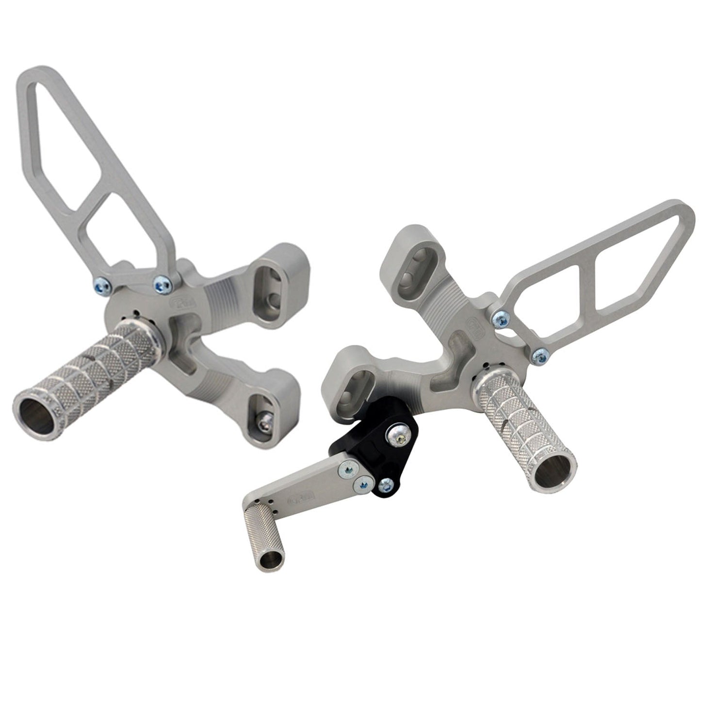 Woodcraft - 05-0640A Ducati 848/1098/1198/848 EVO Rearset  w/Shifter Silver