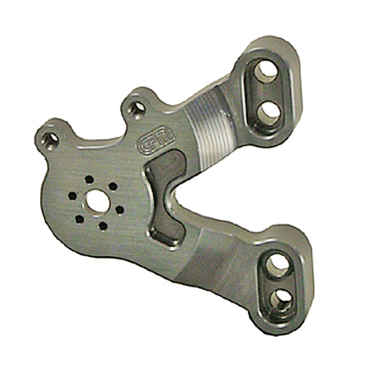 Woodcraft - 05-0640RA Ducati 848 2008-11, 1098 2007-09 1198 2008-11, 848 EVO 2011-13 Right Bracket, Silver