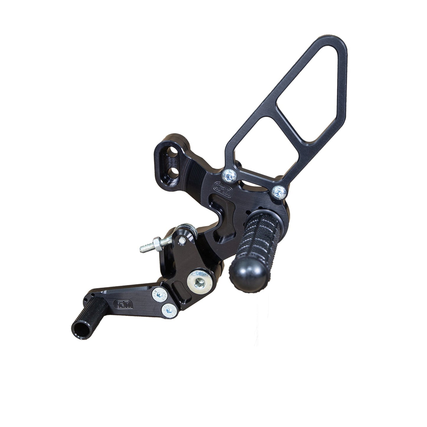Woodcraft - 05-0641B Ducati 1198SP/848 EVO Complete Rearset Kit w/ Pedals - GP Shift  w/ Factory QS