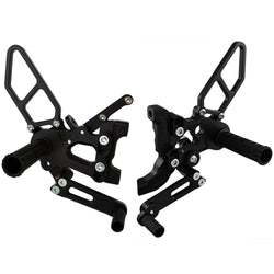 05-0647B Ducati Panigale 899, 959 Corse, 1199S, 1199R, 1299, V2 Complete Rearset Kit w/ Pedals - STD Shift