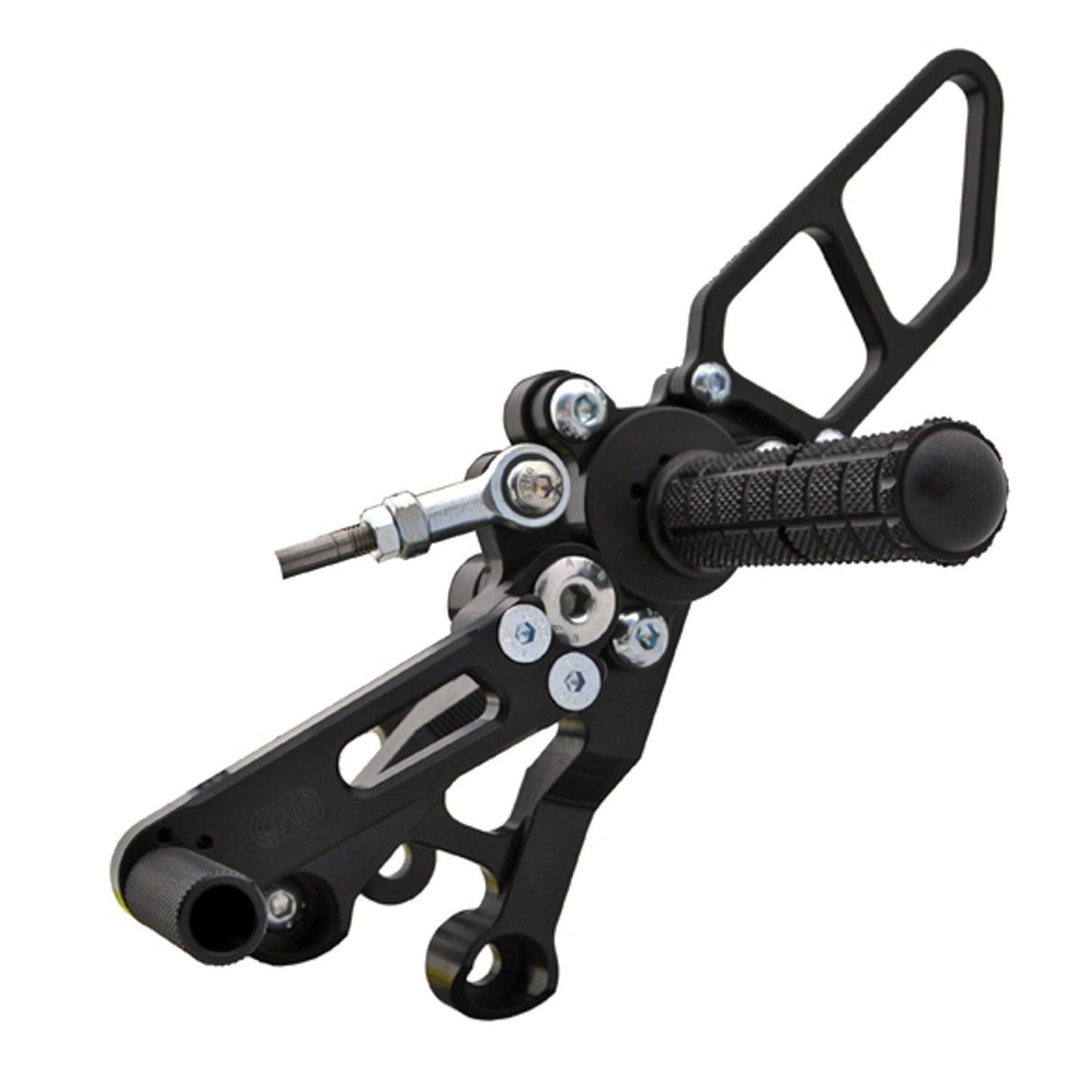 Woodcraft - 05-0652B Ducati Hypermotard 821 Complete Rearset w/ Pedals - STD/GP Shift