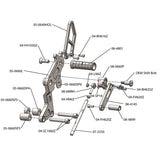 Woodcraft - 05-0660L Ducati Monster 696/796/1100 - Left bracket