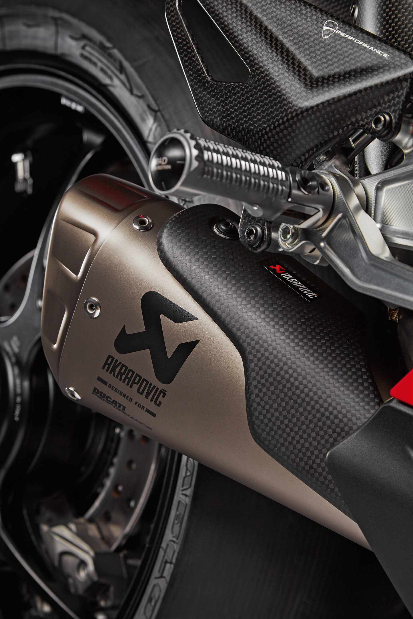 CLOSEOUT - Complete titanium exhaust assembly - Panigale V4