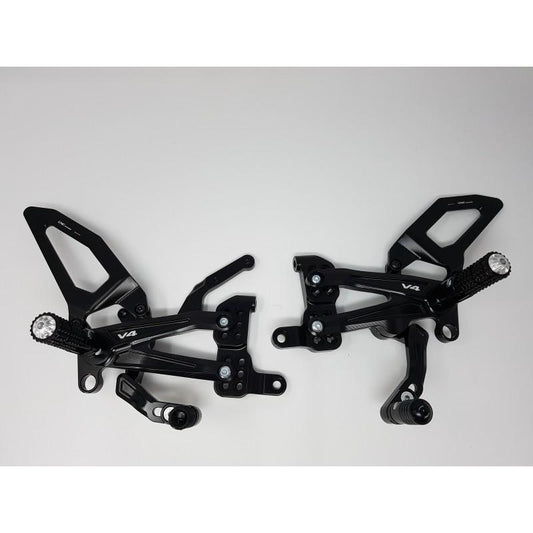 CNC Racing RPS Adjustable Rearset for the Ducati Panigale V4 / S / Speciale