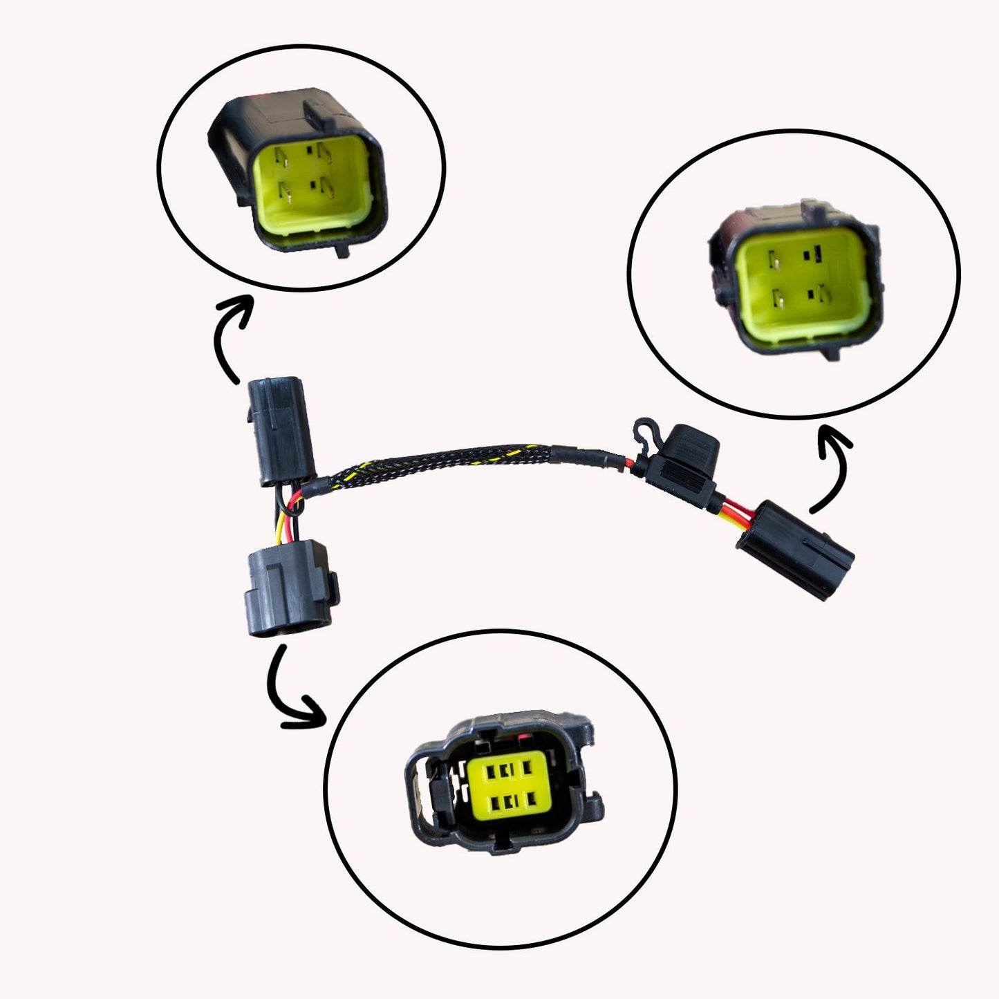 Woodcraft - 43-0640 Ducati 848/1098/1198 Keyswitch Elimination Harness Assembly