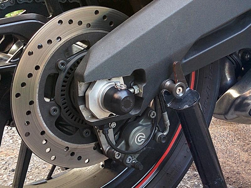 Woodcraft - 45-0649R Ducati 899 Panigale, 821 Monster Rear Axle Sliders
