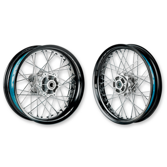 96380031A - SPOKE RIM SET - SCRAMBLER - SILVER