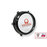CNC Racing PRAMAC EDITION Clear Wet Clutch Cover for the Ducati Panigale V4 / S / Speciale