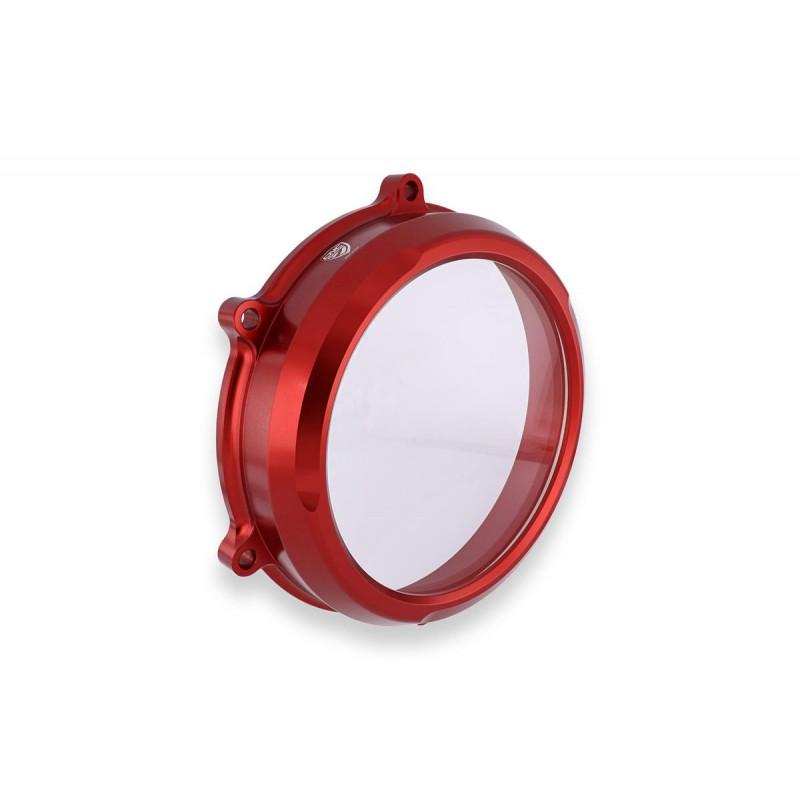 CNC Racing Clear Wet Clutch Cover for the Ducati Panigale V4 / S / Speciale
