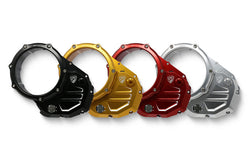CNC Racing - Clear Wet Clutch Cover BASE for the Ducati Multistrada (2015+) and XDiavel / Diavel 1260