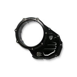 CLOSEOUT - CNC Racing - Clear Wet Clutch Cover BASE - BLACK