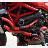 Ducati Monster 821/1200/1200 S/ 1200 R 2014-2020 9 Piece Samco Sport Samco Sport Silicone Radiator Coolant Hose Kit