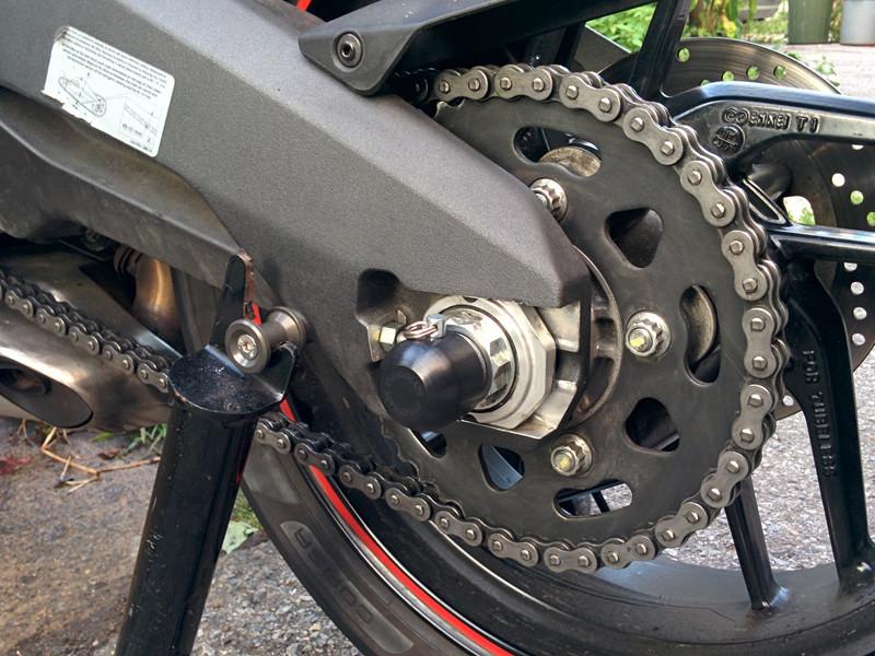 Woodcraft - 45-0649R Ducati 899 Panigale, 821 Monster Rear Axle Sliders