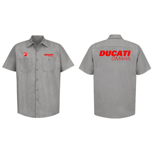 Ducati Omaha Industrial Work Shirt - Grey