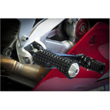 PC111 - CNC Racing - Rider and Passenger Footpegs for OEM Rearsets