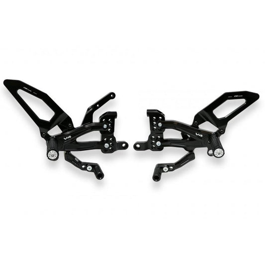 CNC Racing RPS EASY Adjustable Rearset for the Ducati Panigale V4 / S / Speciale