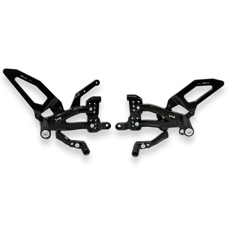 CNC Racing RPS EASY Adjustable Rearset for the Ducati Panigale V4 / S / Speciale
