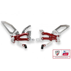 CNC Racing PRAMAC RACING LIMITED EDITION RPS EASY Adjustable Rearset for the Ducati Panigale V4 / S / Speciale