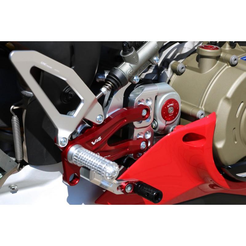 CNC Racing PRAMAC RACING LIMITED EDITION RPS EASY Adjustable Rearset for the Ducati Panigale V4 / S / Speciale