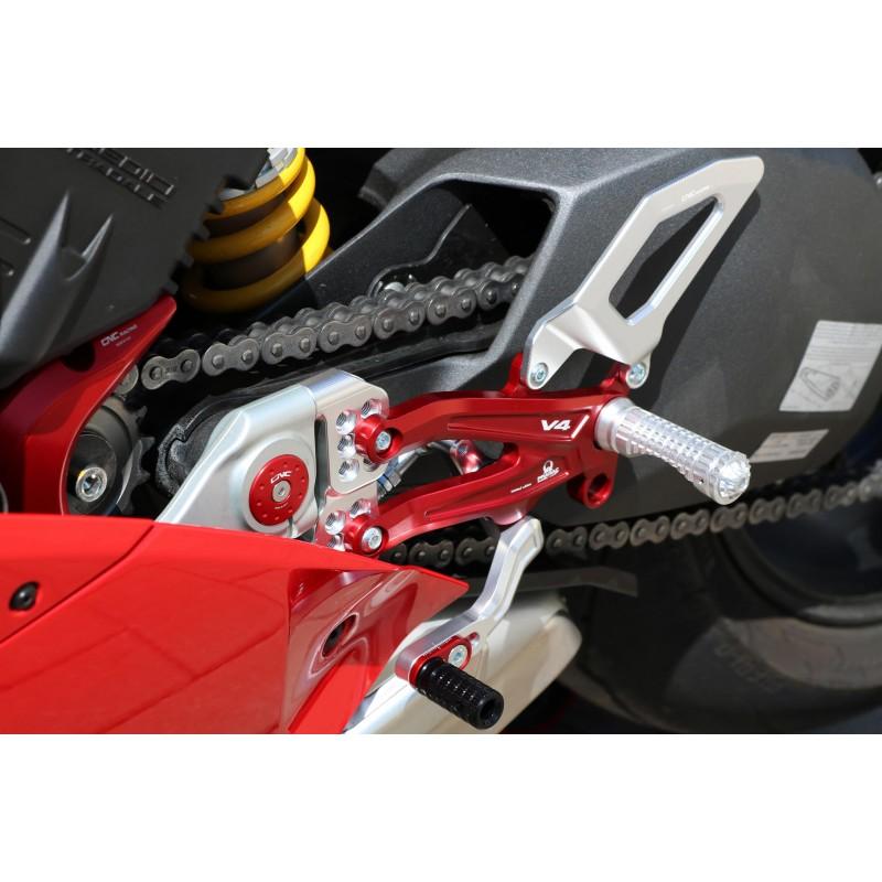 CNC Racing PRAMAC RACING LIMITED EDITION RPS EASY Adjustable Rearset for the Ducati Panigale V4 / S / Speciale