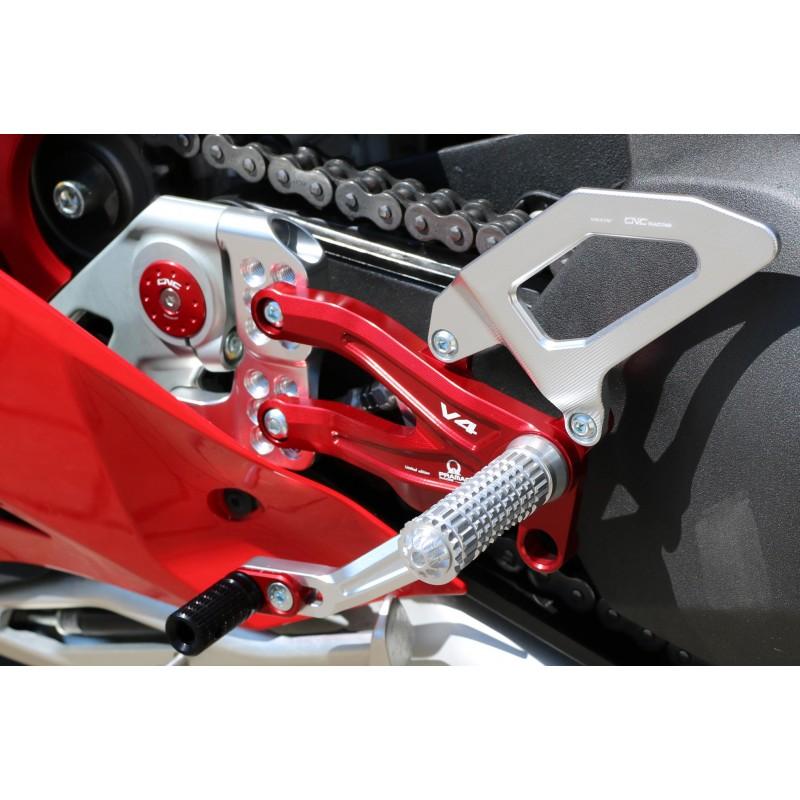 CNC Racing PRAMAC RACING LIMITED EDITION RPS EASY Adjustable Rearset for the Ducati Panigale V4 / S / Speciale