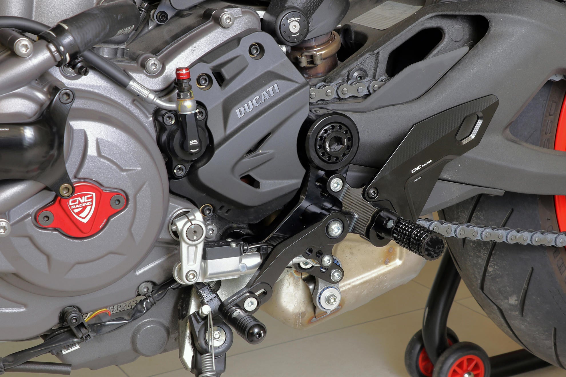 CNC Racing Adjustable Rearsets For Ducati Monster 937 – Ducati Omaha
