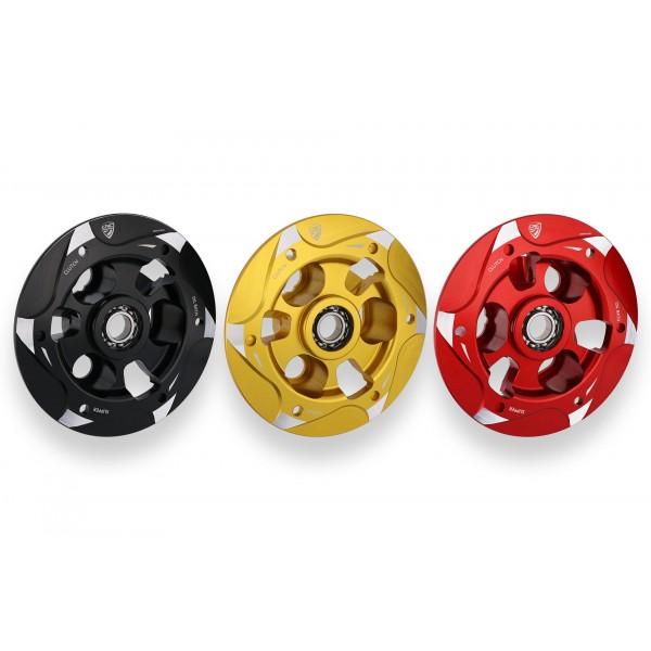 CNC Racing Bi-color Wet Clutch Pressure Plate for the Ducati Panigale V4 / S / Speciale, 1299 R FE, and 1299 Superleggera