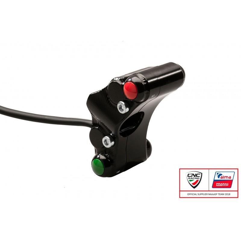 CNC Racing PRAMAC EDITION Left Hand Side Billet 7 Button RACE Switch for Ducati Panigale V4 / S / Speciale