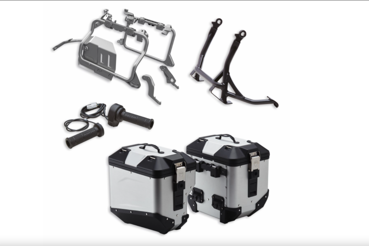 97981102CA - Multistrada V4 Touring ALUMINUM Accessory Package