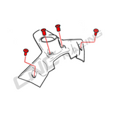 CNC Racing Keyless Ignition Cover Screw Kit