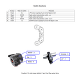 BSD 5 Button Handlebar Race Switch