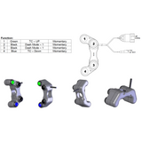 BSD 4 Button Handlebar Switch - Traction Up/Down - Mode