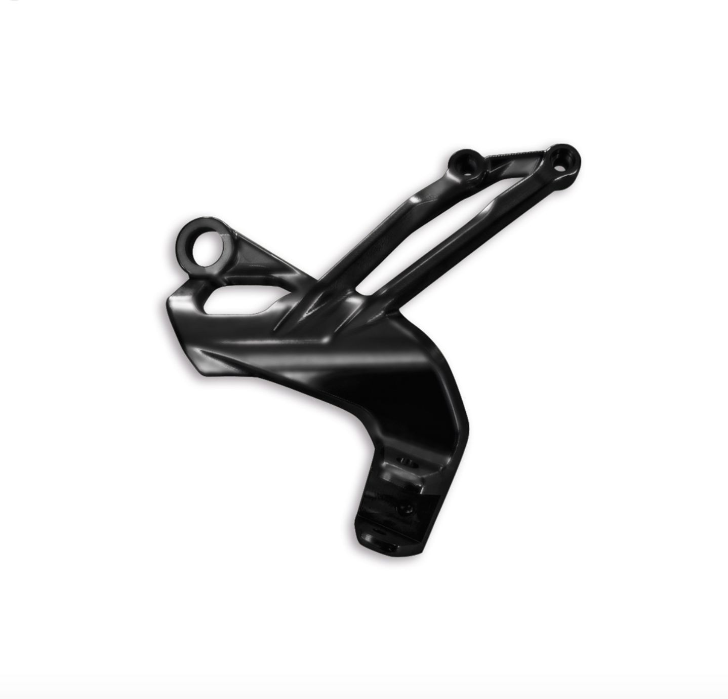 96410771AB - Black Footpeg Holder Plate Termignoni Slip On Exhaust Multistrada 1200