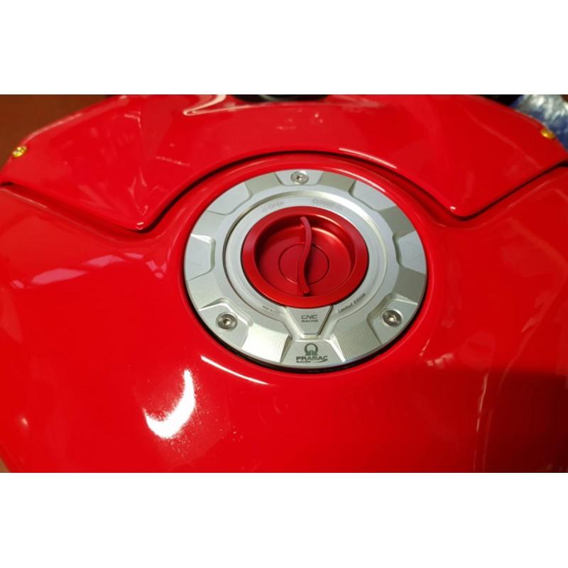 CNC Racing PRAMAC EDITION Quick Release Gas Cap for newer Ducati's