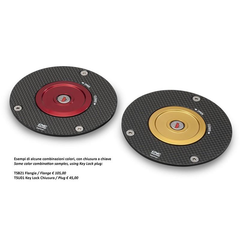 TSB21 - CNC Racing - Carbon Fiber Gas Cap Flange – Ducati Omaha