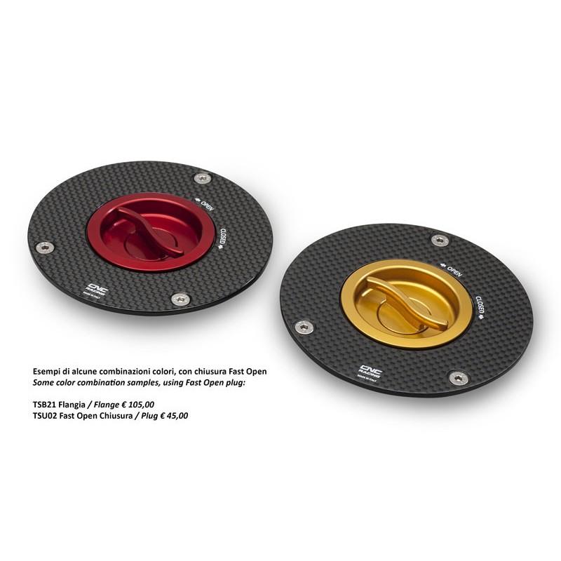 TSB21 - CNC Racing - Carbon Fiber Gas Cap Flange – Ducati Omaha